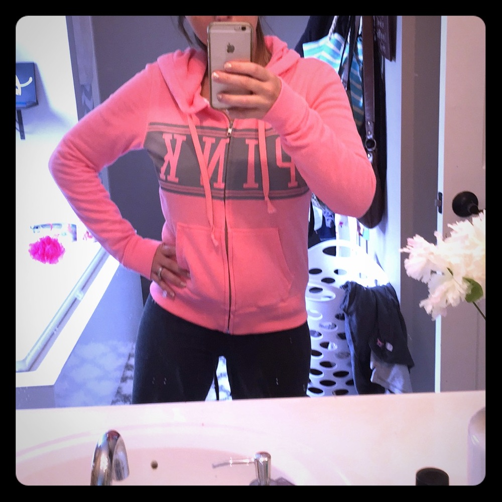 Pink hoodie